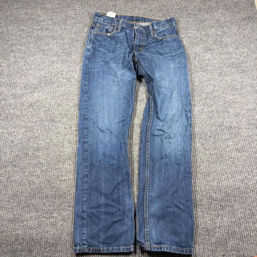 Levis 514 Jeans Mens 30x30 Straight Fit Mens Blue Denim  Cotton Casual Classic